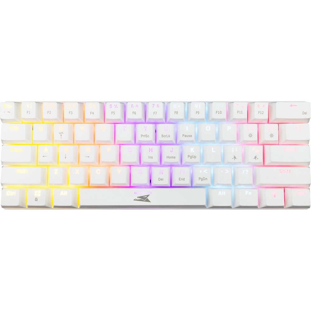 Klawiatura mechaniczna Baracuda DOLPHIN biała Red Switch